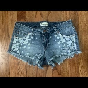 VINTAGE HAVANA STAR JEAN SHORTS